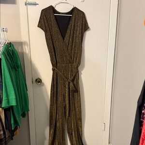 Chic Metallic Jumpsuit